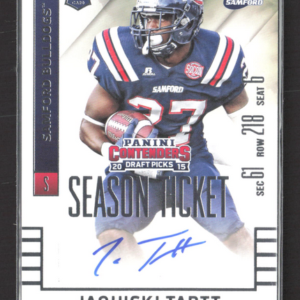 2015 Panini Contenders Draft Picks Season Ticket Jaquiski Tartt #199 RC Auto