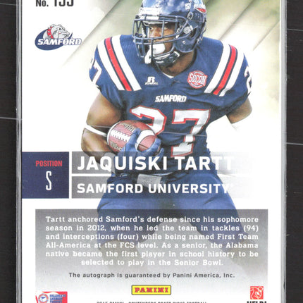 2015 Panini Contenders Draft Picks Season Ticket Jaquiski Tartt #199 RC Auto
