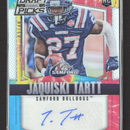2015 Panini Prizm Collegiate Draft Picks Jaquiski Tartt #199 Tie-Dye RC Auto