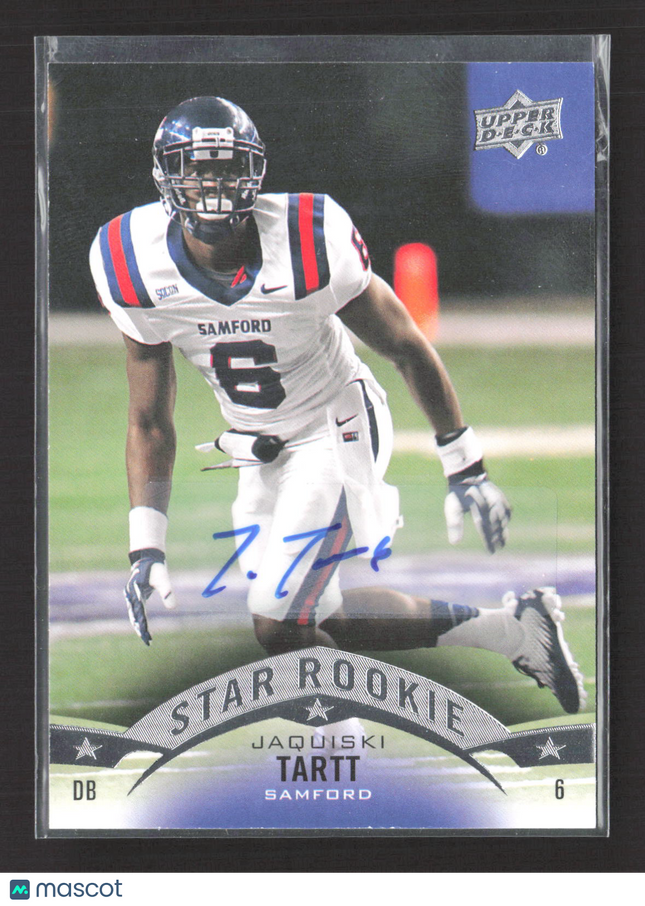 2015 Upper Deck Football Star Rookie Jaquiski Tartt #84 Auto /49