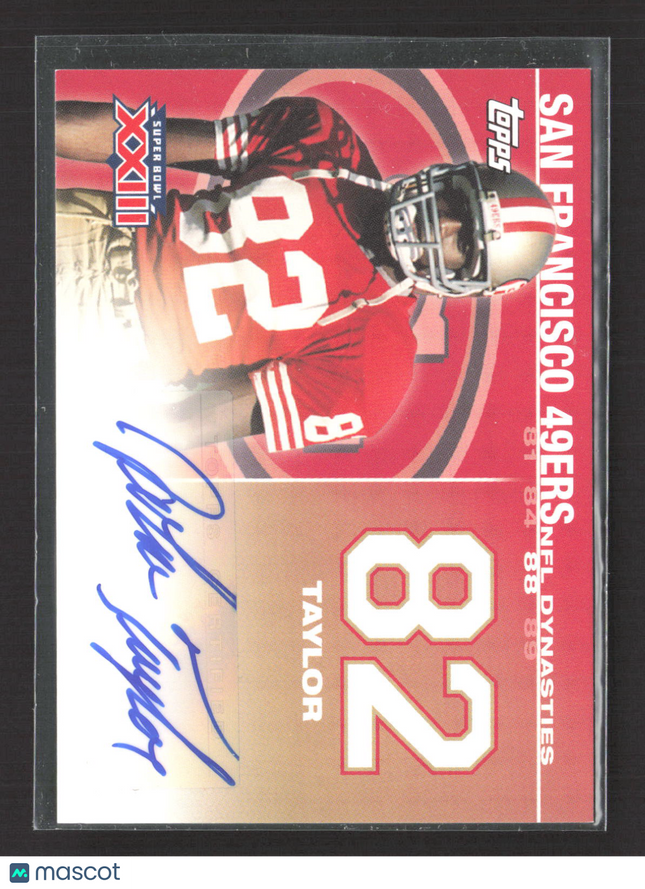2008 Topps NFL Dynasties Tribute John Taylor #DYNA-JT /200 Auto