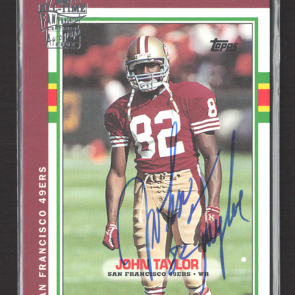 2004 Topps All-Time Fan Favorites John Taylor #FFA-JT Auto