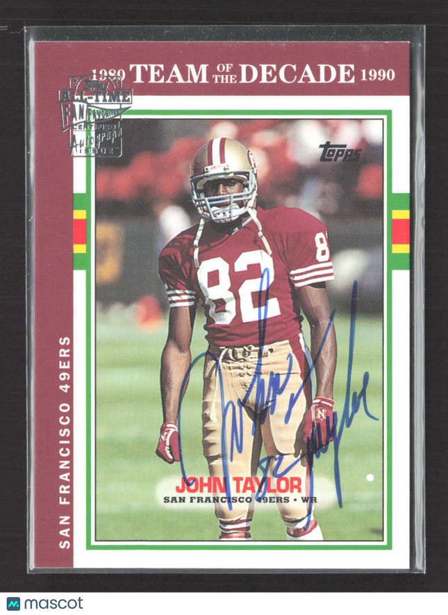 2004 Topps All-Time Fan Favorites John Taylor #FFA-JT Auto