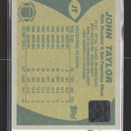 2004 Topps All-Time Fan Favorites John Taylor #FFA-JT Auto
