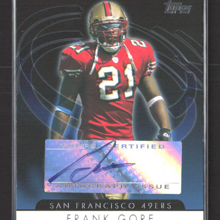 2006 Topps Football Frank Gore #T-FG Auto