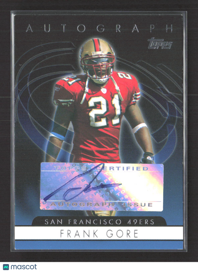 2006 Topps Football Frank Gore #T-FG Auto