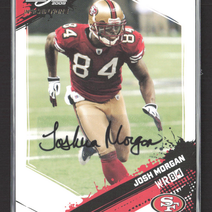 2009 Score Inscriptions Josh Morgan #249 056/263 Auto