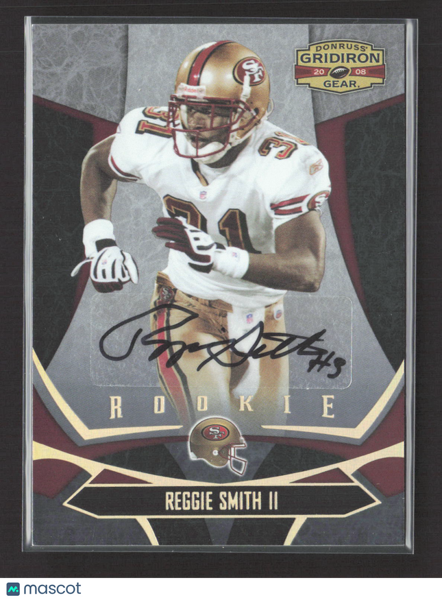 2008 Donruss Gridiron Gear Reggie Smith II #183 Auto /250