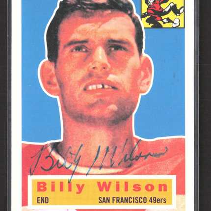 1956 Topps Billy Wilson #62 IP Auto