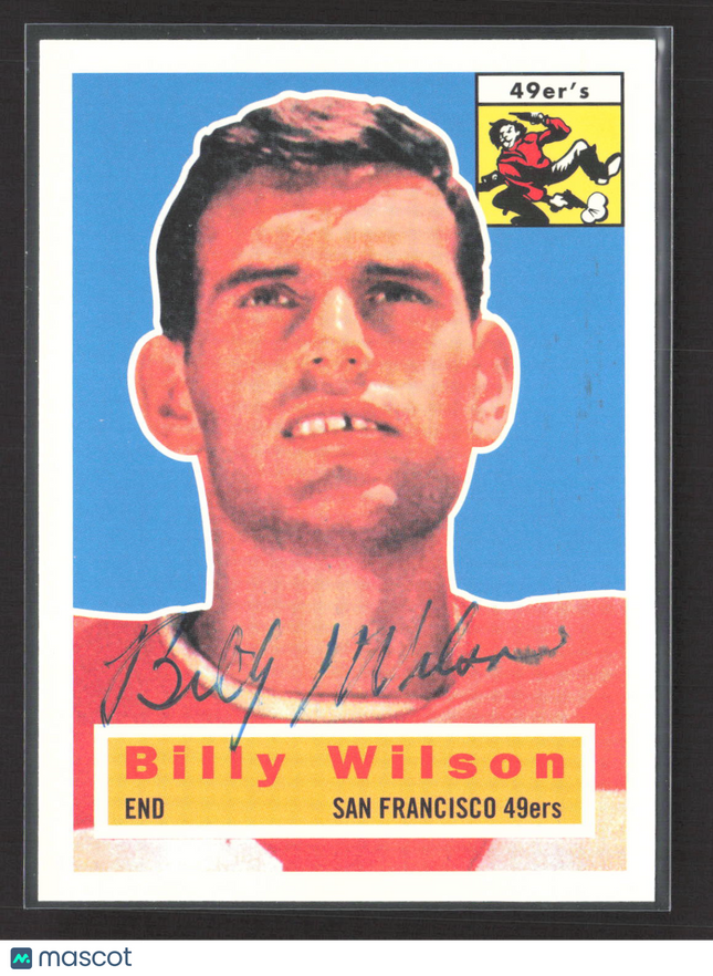 1956 Topps Billy Wilson #62 IP Auto
