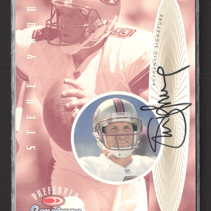 1999 Donruss Preferred Signatures Steve Young #369 Auto