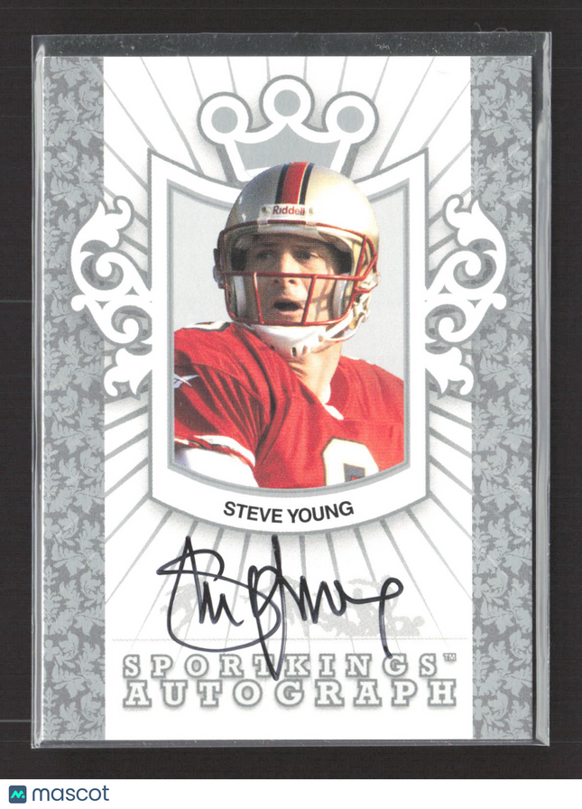 2007 SportKings Series A Steve Young #A-SY Silver Version Auto