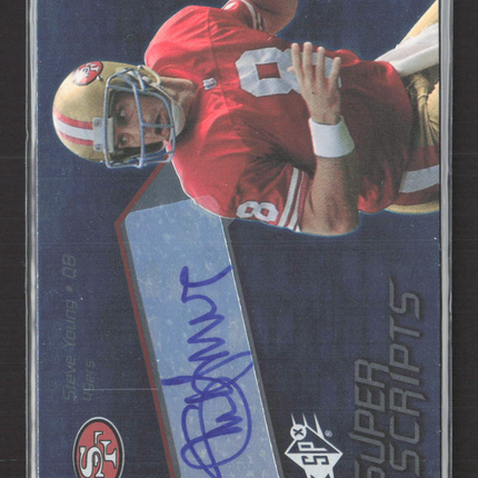 2008 Upper Deck SPx Super Scripts Steve Young #SS-SY Auto