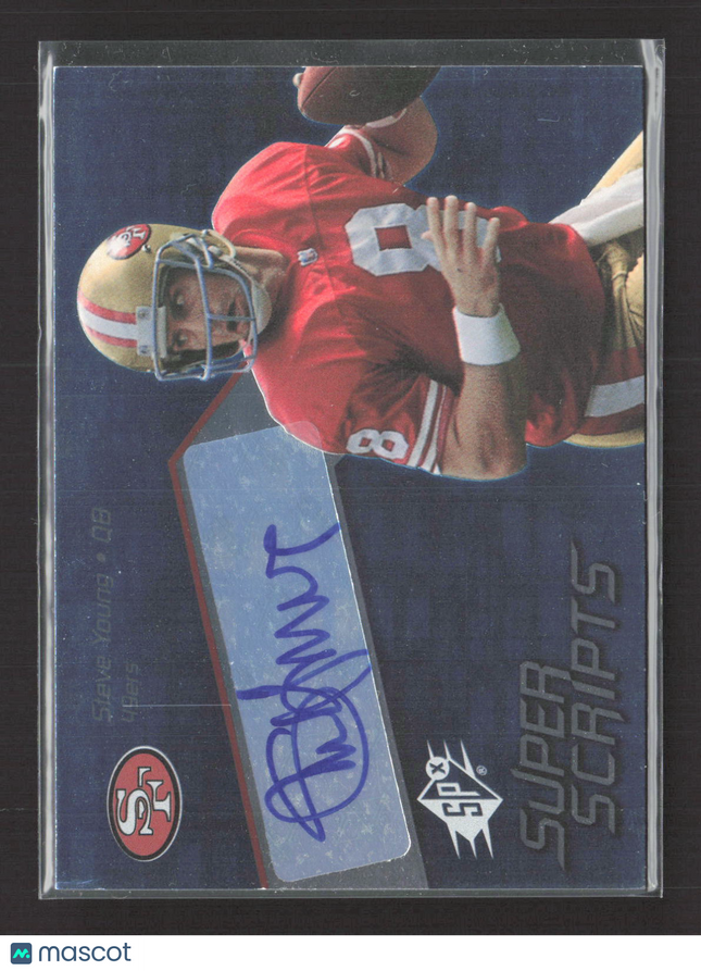 2008 Upper Deck SPx Super Scripts Steve Young #SS-SY Auto