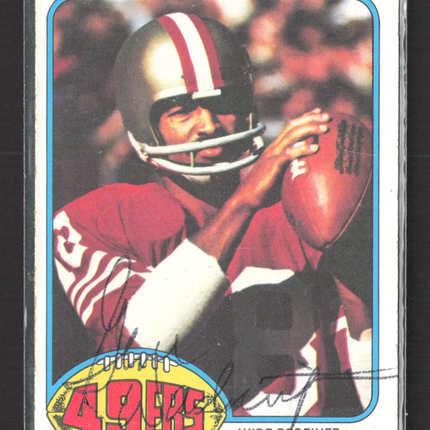1976 Topps Gene Washington #418 IP Auto