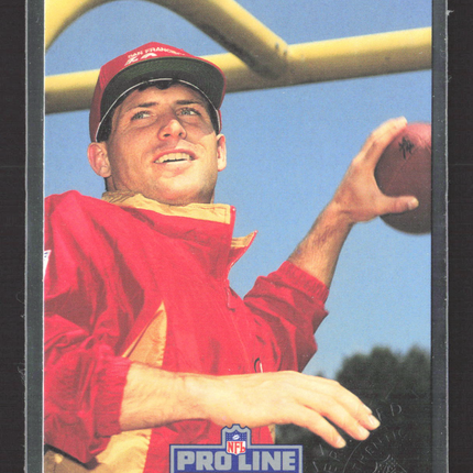 1991 Pro Line Portraits Steve Young #435 Auto