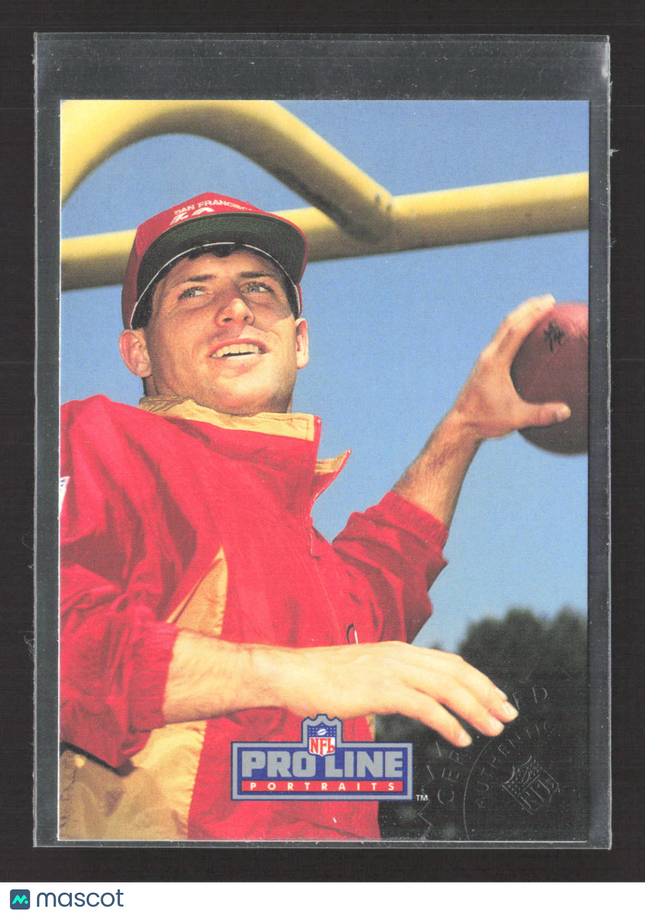 1991 Pro Line Portraits Steve Young #435 Auto