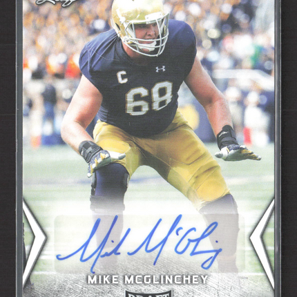 2018 Leaf Draft Mike McGlinchey #BA-MM2 Auto