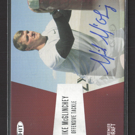 2018 SAGE HIT Premier Draft Mike McGlinchey #A-67 Auto