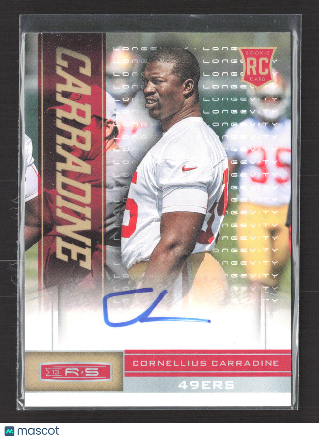 2013 Panini Rookies & Stars Longevity Cornellius Carradine #247 RC Auto