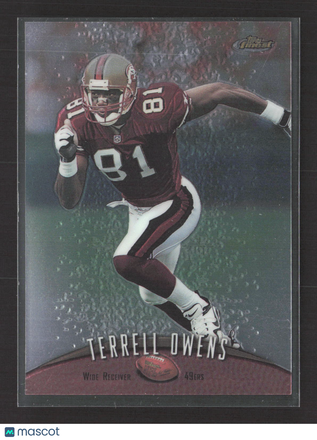 1997 Topps Finest Terrell Owens #164 Proof
