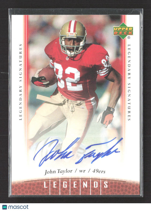 2006 Upper Deck Legends Legendary Signatures John Taylor #61 Auto