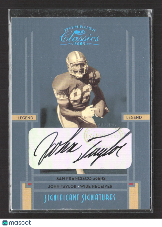 2005 Donruss Classics Significant Signatures John Taylor #146 Auto /25