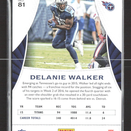 2017 Panini Limited Delanie Walker #81 04/10