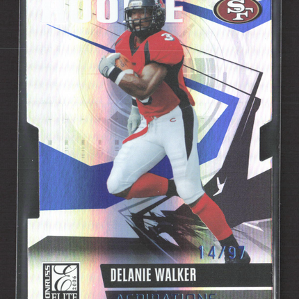 2006 Donruss Elite Aspirations Delanie Walker #136 14/97