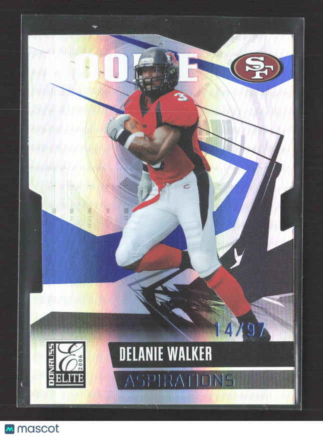 2006 Donruss Elite Aspirations Delanie Walker #136 14/97