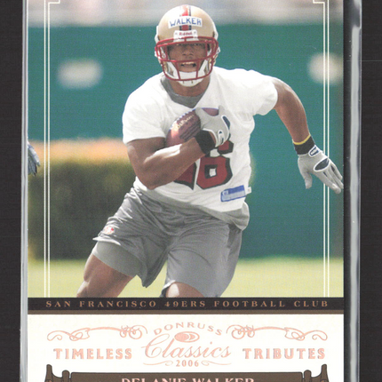 2006 Donruss Timeless Classics Tributes Delanie Walker #178 /100