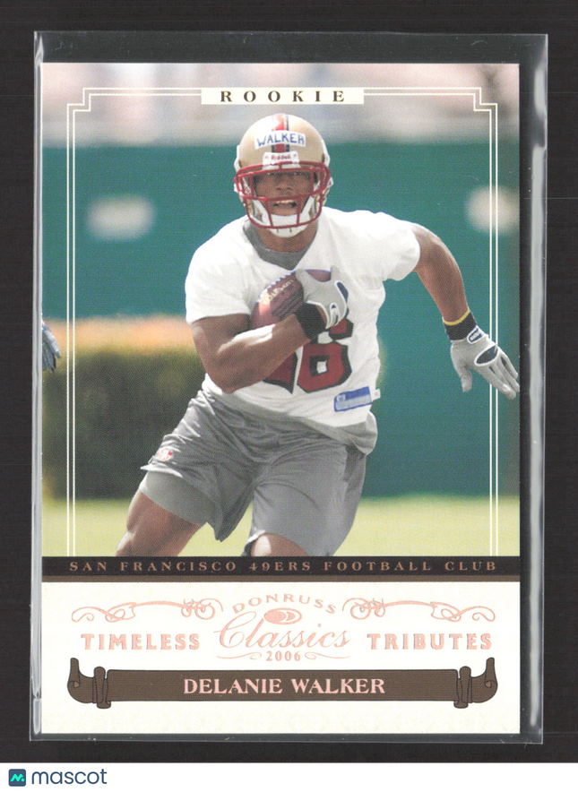 2006 Donruss Timeless Classics Tributes Delanie Walker #178 /100