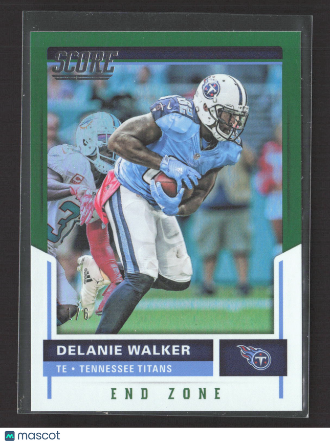 2017 Panini Score End Zone Delanie Walker #326 Green /6