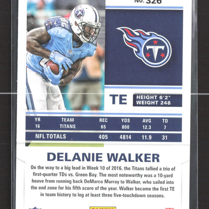 2017 Panini Score End Zone Delanie Walker #326 Green /6