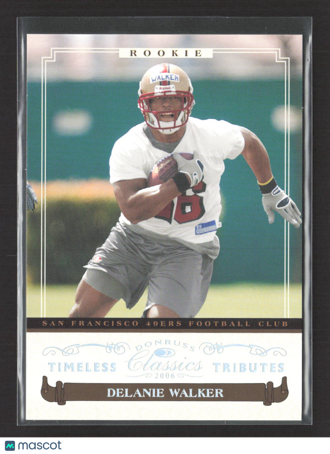 2006 Donruss Timeless Classics Tributes Delanie Walker #178 /50