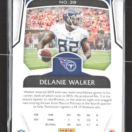 2020 Panini Limited Delanie Walker #39 08/18