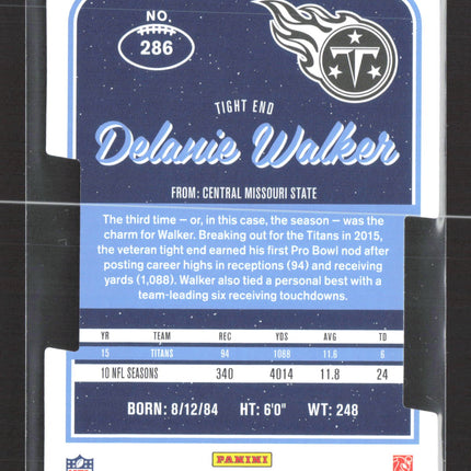 2016 Donruss Delanie Walker #286 Press Proof Blue 66/75