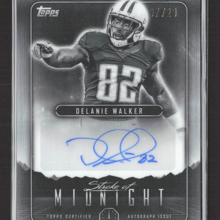 2024 Topps Midnight Stroke of Midnight Delanie Walker #SMA-DW 07/20 Auto