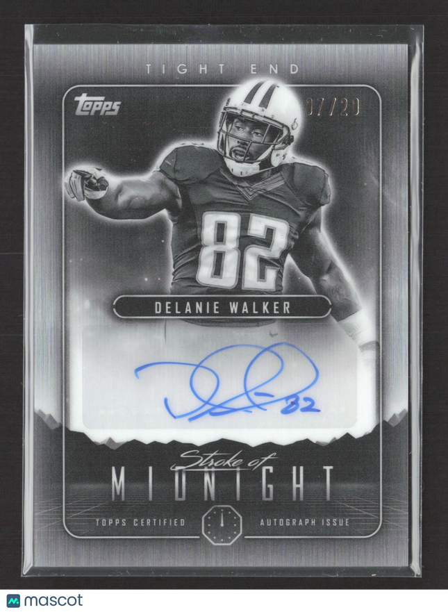 2024 Topps Midnight Stroke of Midnight Delanie Walker #SMA-DW 07/20 Auto