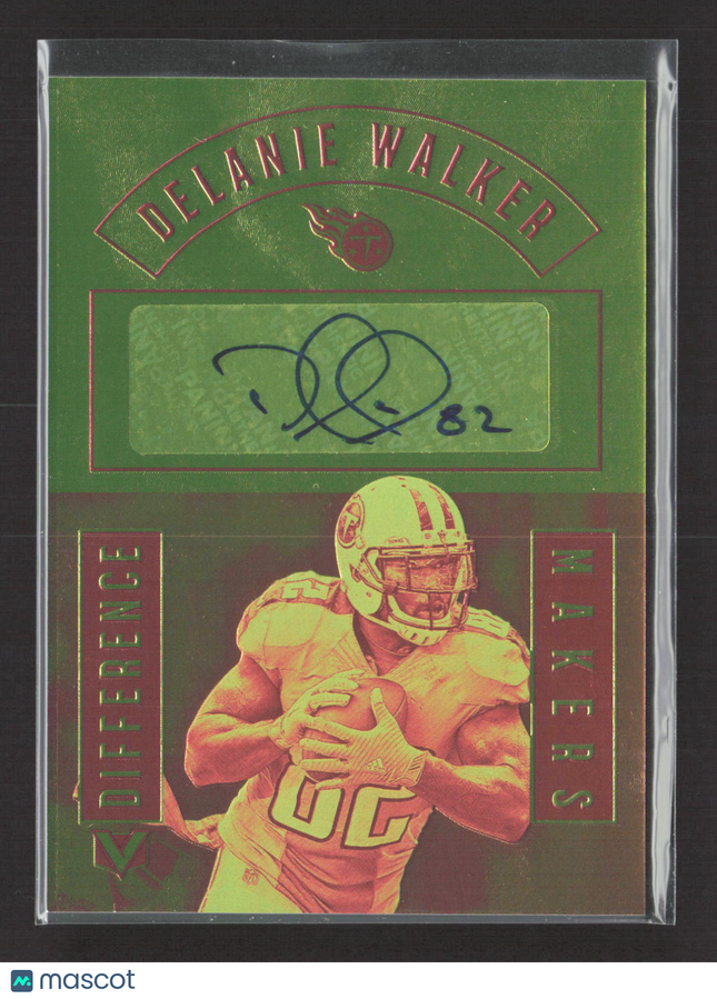 2018 Panini Vertex Difference Makers Delanie Walker #DM-DW /25 Auto