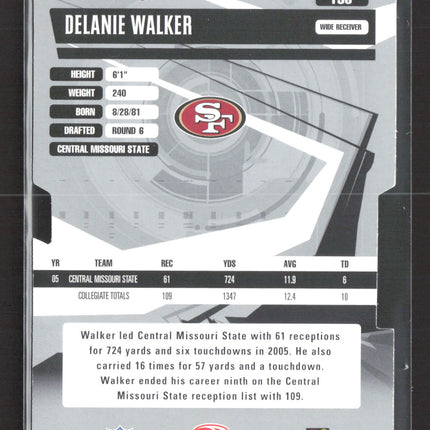 2006 Donruss Elite Status Delanie Walker #136 16/24 Auto Gold