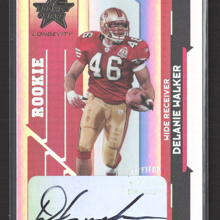 2006 Donruss Rookies & Stars Longevity Delanie Walker #231 03/40 Auto
