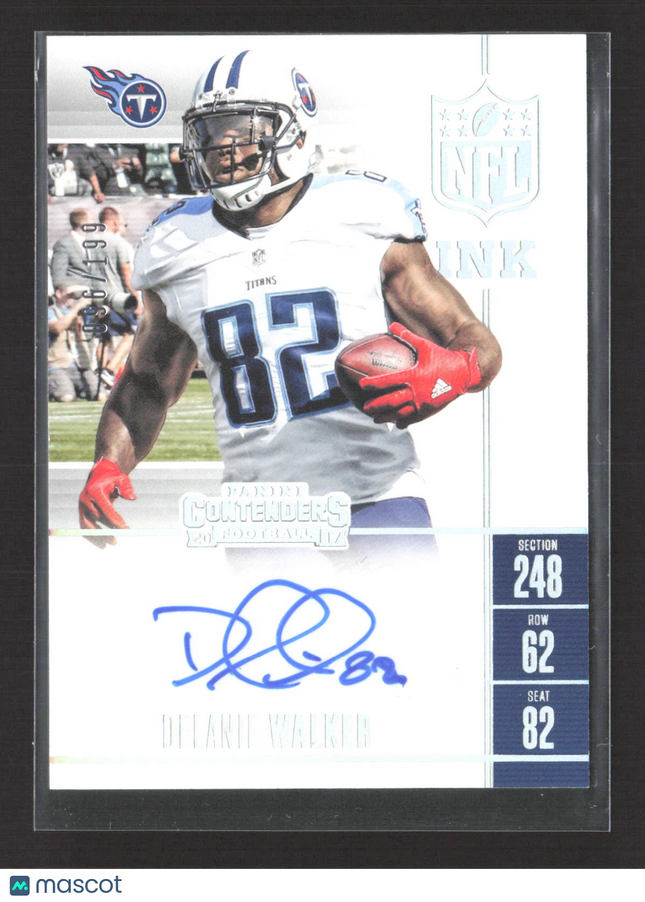 2017 Panini Contenders Football NFL Ink Delanie Walker #NI-DW /199 Auto