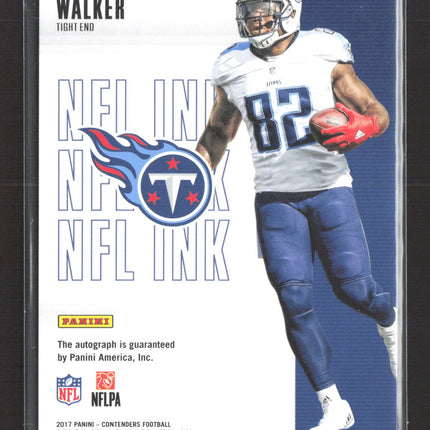 2017 Panini Contenders Football NFL Ink Delanie Walker #NI-DW /199 Auto
