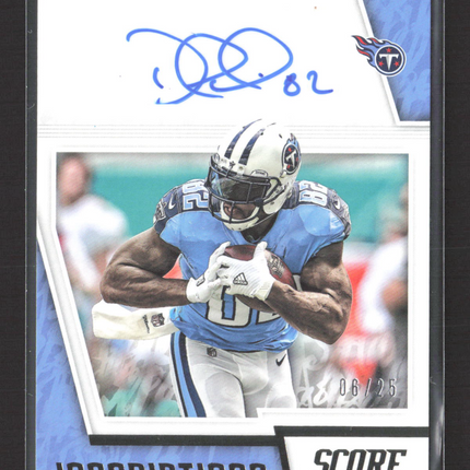 2018 Panini Score Inscriptions Delanie Walker #23 06/25 Auto