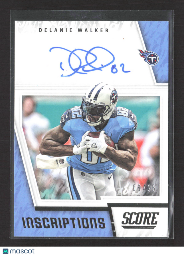2018 Panini Score Inscriptions Delanie Walker #23 06/25 Auto