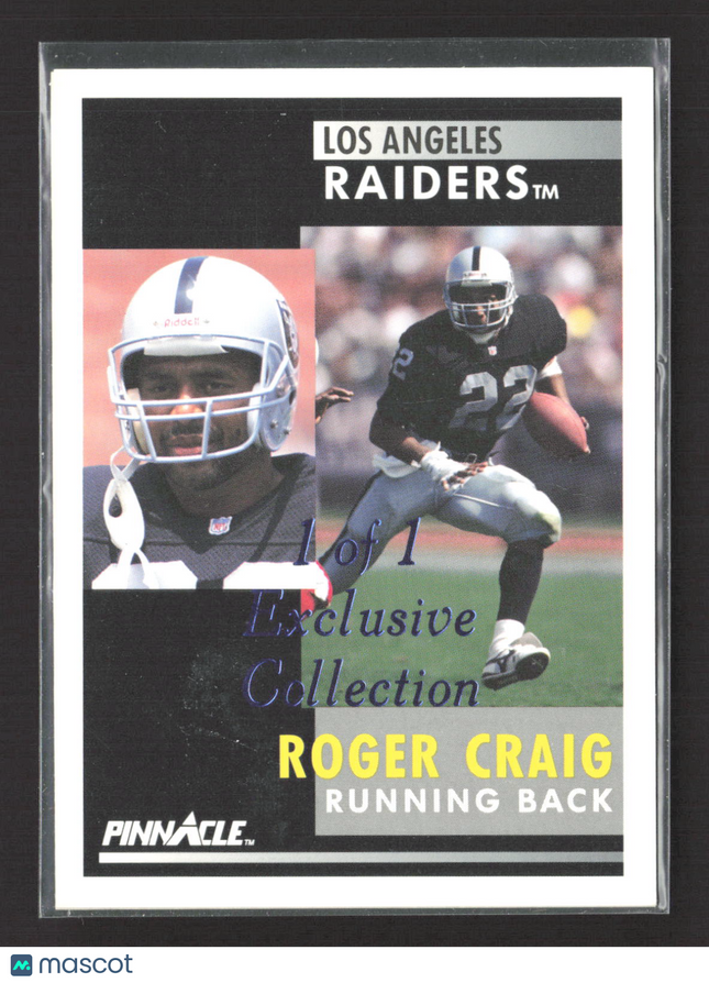 1991 Pinnacle Precious Gems Series Sapphire Roger Craig #32 1/1 Exclusive
