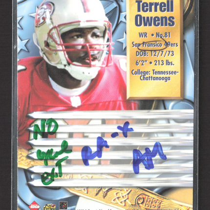 1998 Collector's Edge First Place Terrell Owens #81 Proof