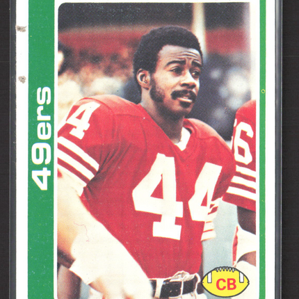 1978 Topps Bruce Taylor #398 Blank Back Proof