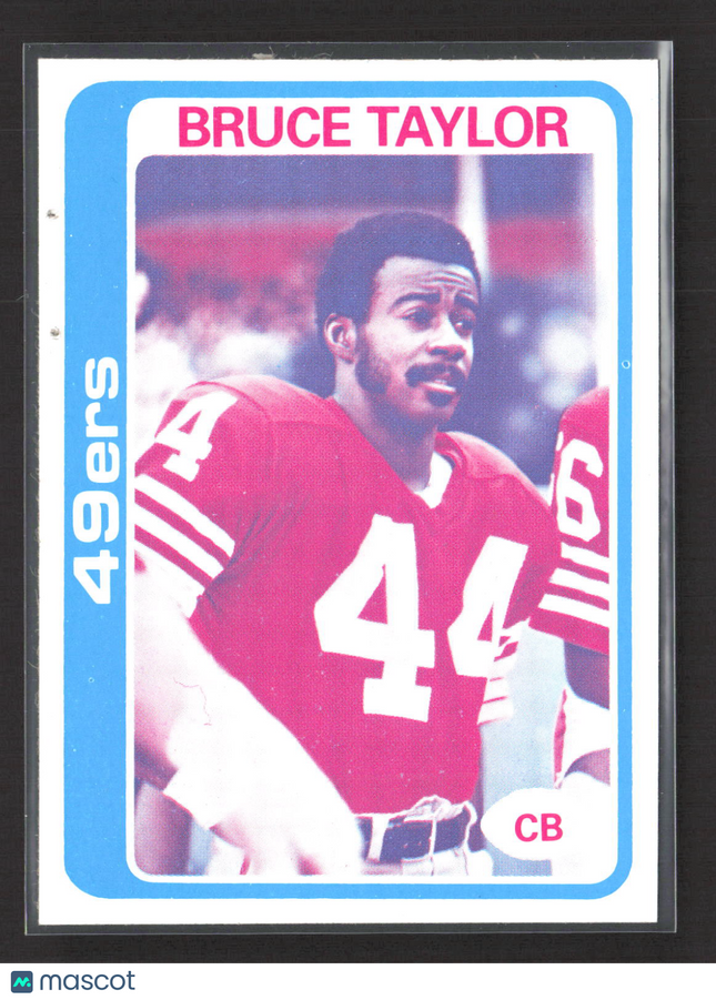 1978 Topps Bruce Taylor #102 Blank Back Proof
